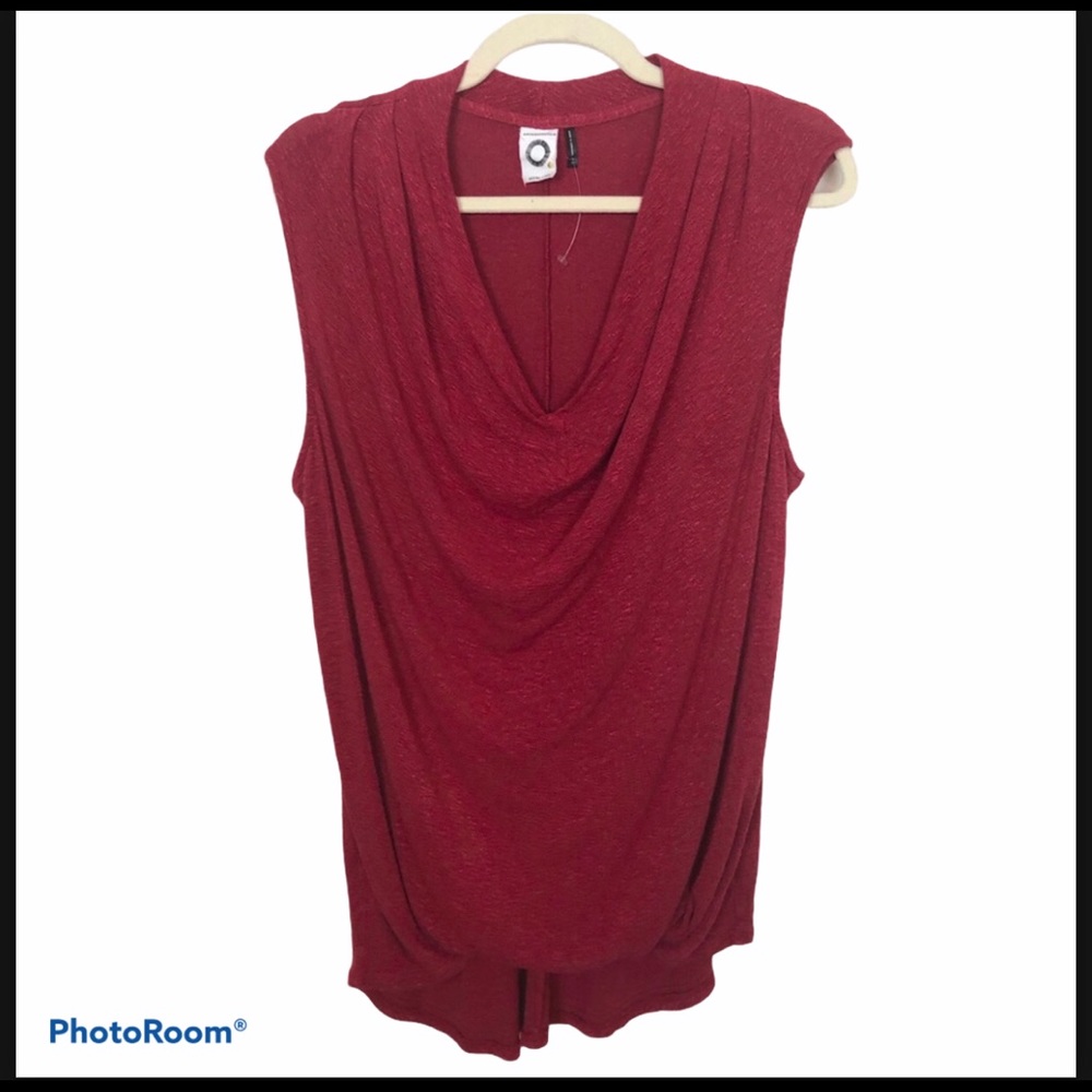 ANTHROPOLOGY Akemi+Kim Soft Cozy Pink Top Sz L